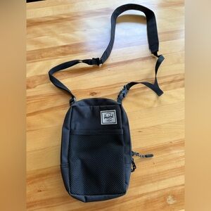 Herschel Black Crossbody Pouch